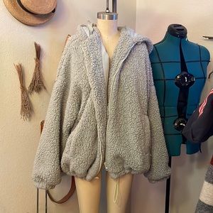 Urban outfitters teddy jacket